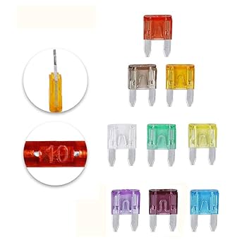 Amazon | AHL ミニ平型ヒューズ セット 5A 7.5A 10A 15A 20A 25A