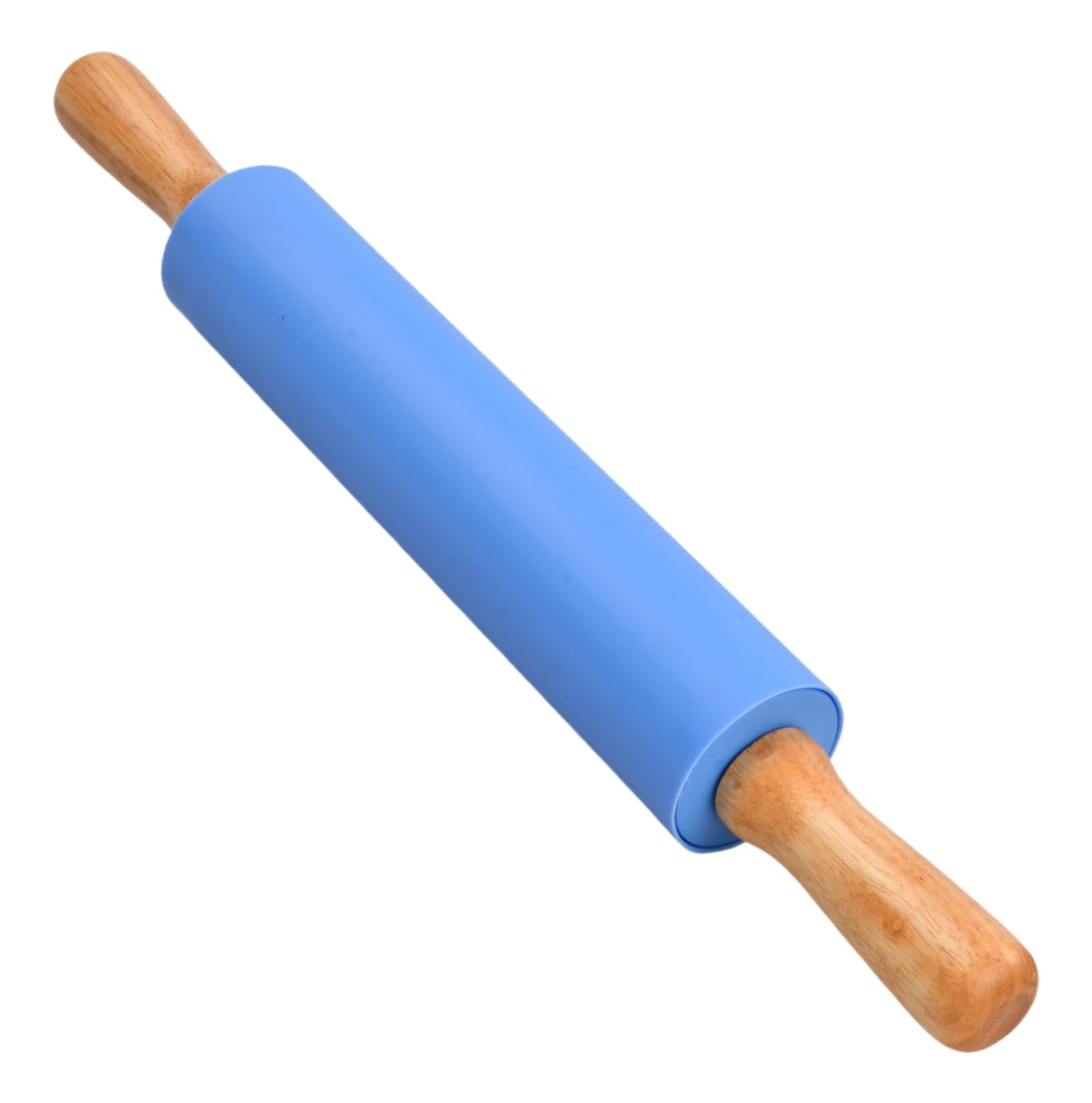 Premium Wooden Silicone Rolling Pin for Baking - Professional Dough Roller and Pastry Board Accessories for Pizza Dough, Fondant, Pie Crust and Cookies - Essential Kitchen Baking Tools