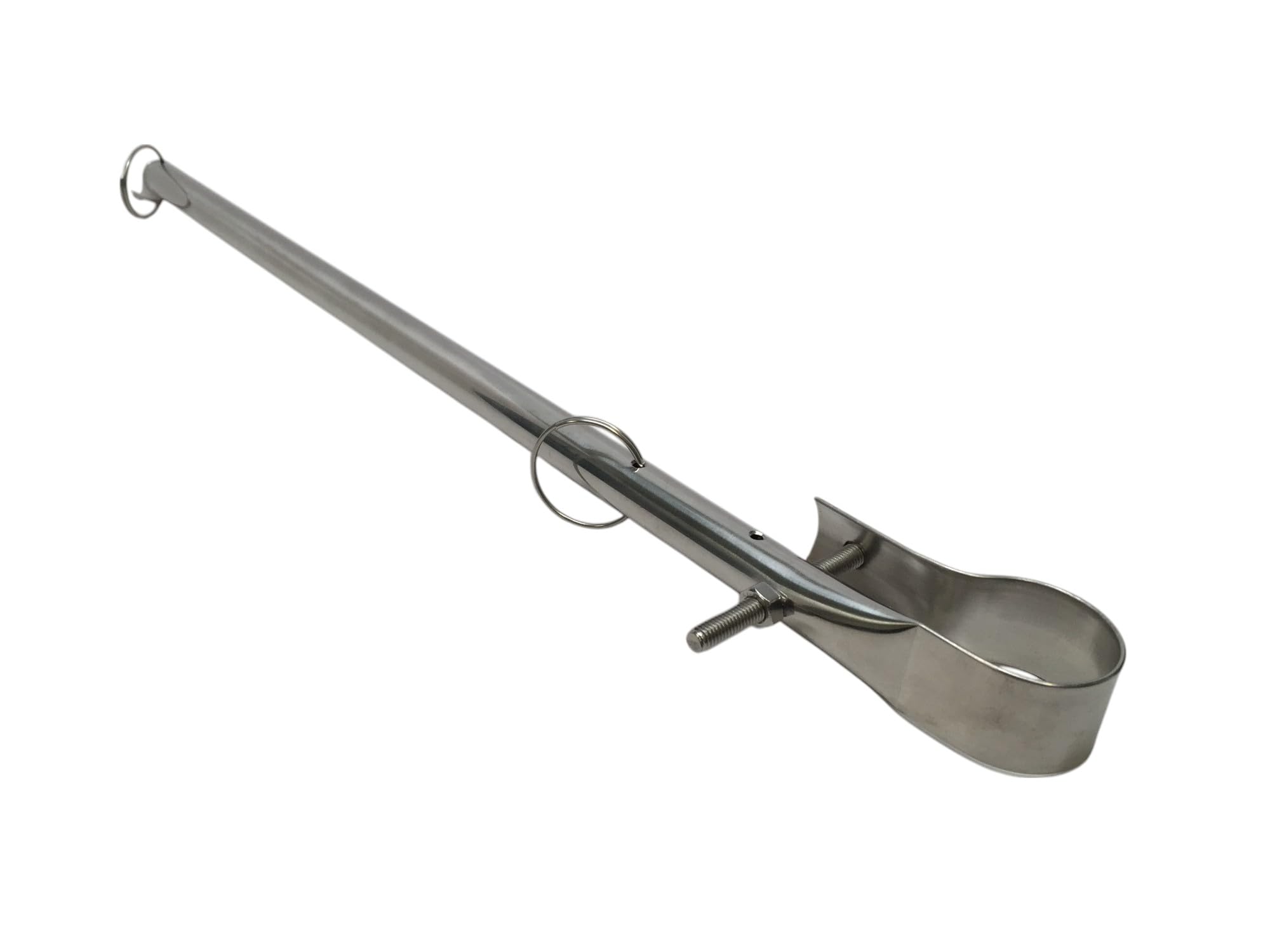 Pactrade Marine Boat Kayak Durable Stainless Steel Rail Mount Flag Staff Pole 15-3/16