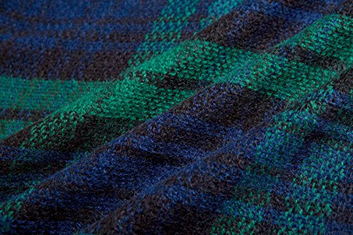 Lemef Women Stylish Warm Tartan Blanket Scarf Large Gorgeous Plaid Wrap Shawl - Image 7
