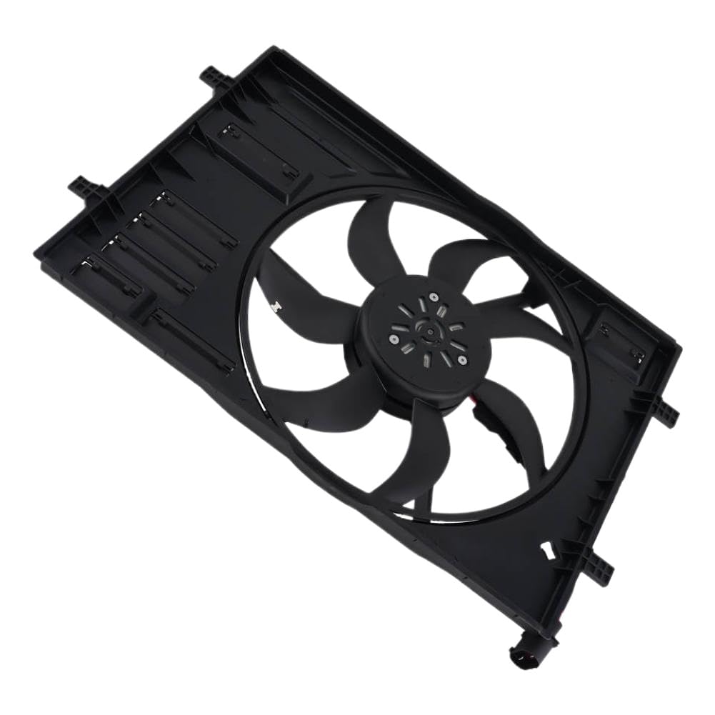 Radiator Cooling Fan Compatible with A3 S3 2015 2016 2017 2018 2019 2020 Replacement for 5Q0121203T 5Q0121203DC