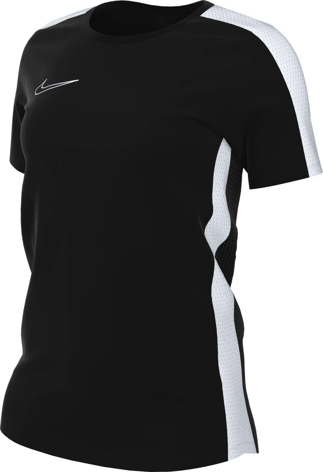 NIKE DX0521-010 W W NK DF ACD23 TOP SS Branded T-Shirt Women's Black/White/White Size XS