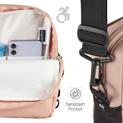 JanSport Central Adaptive Accessory Bag for Wheelchairs, Red Hippie Days - image 7