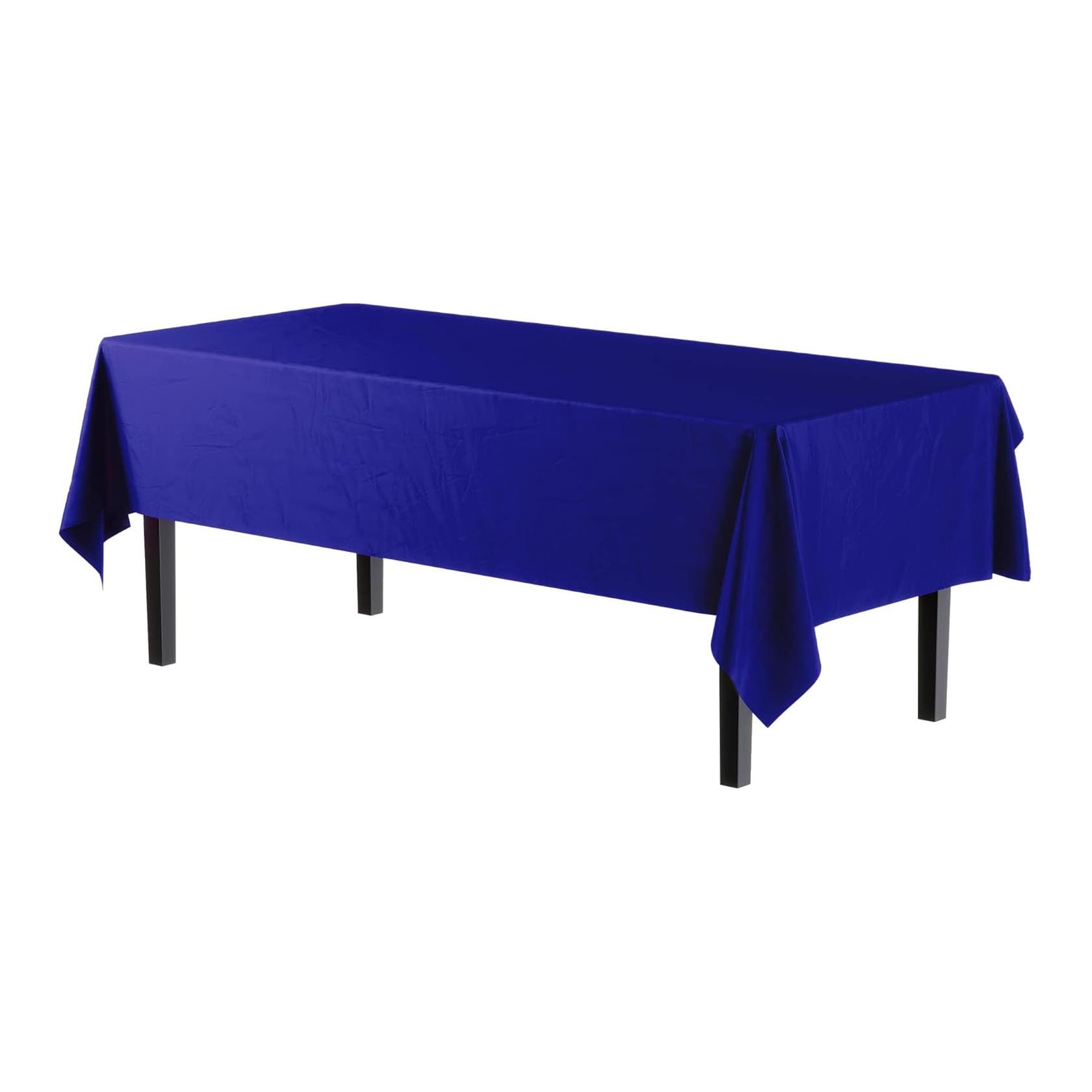 Mantel de poliéster impermeable de 80 x 180 cm, lavable, ideal para eventos de verano y bodas, mantel decorativo en color azul elegante