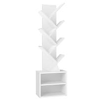 VASAGLE CUSTOS Collezione - Libreria ad Albero, Scaffale da Pavimento Moderno Autoportante