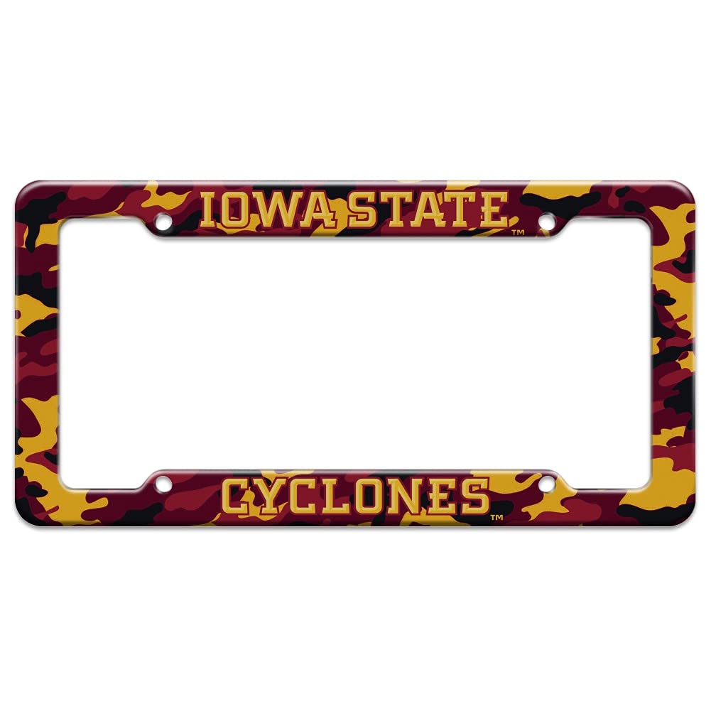 GRAPHICS & MORE Iowa State University Cyclones Camo License Plate Tag Frame