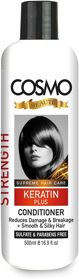 CD COSMO DESIGNSBeaute New Hair Care Keratin Plus Strengthen Conditioner - 500ml, For Unisex