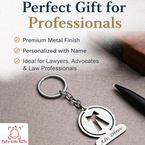 Image of Personalized Name Keychain Stainless Steel | Custom Engraved Metal Keyring for Doctor, CA, Advocate, Rider & Car Lovers | Unique Gift for Men & Women