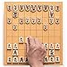 Yellow Mountain Imports Shogi Japanese Chess Game Set - Wooden Board with Drawers and Traditional Koma Playing Pieces