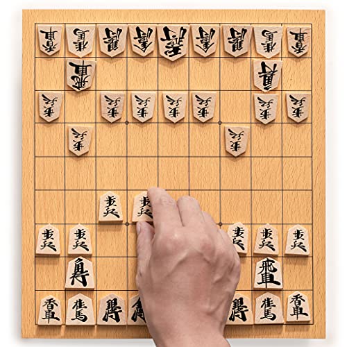 Image of Wooden Shogi Table W / Drawers Game Set
