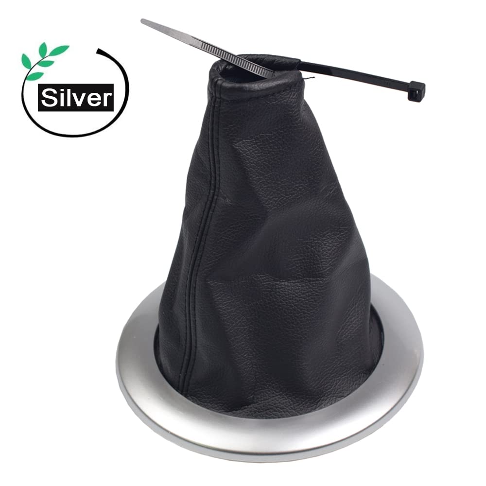 Soufflet Levier De Vitesse Argenté Pour Renault Megane II MK2 Et Sport Tourer 2003-2009