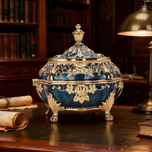 Porte-encens conique style vintage européen, idée cadeau idéale pour décoration