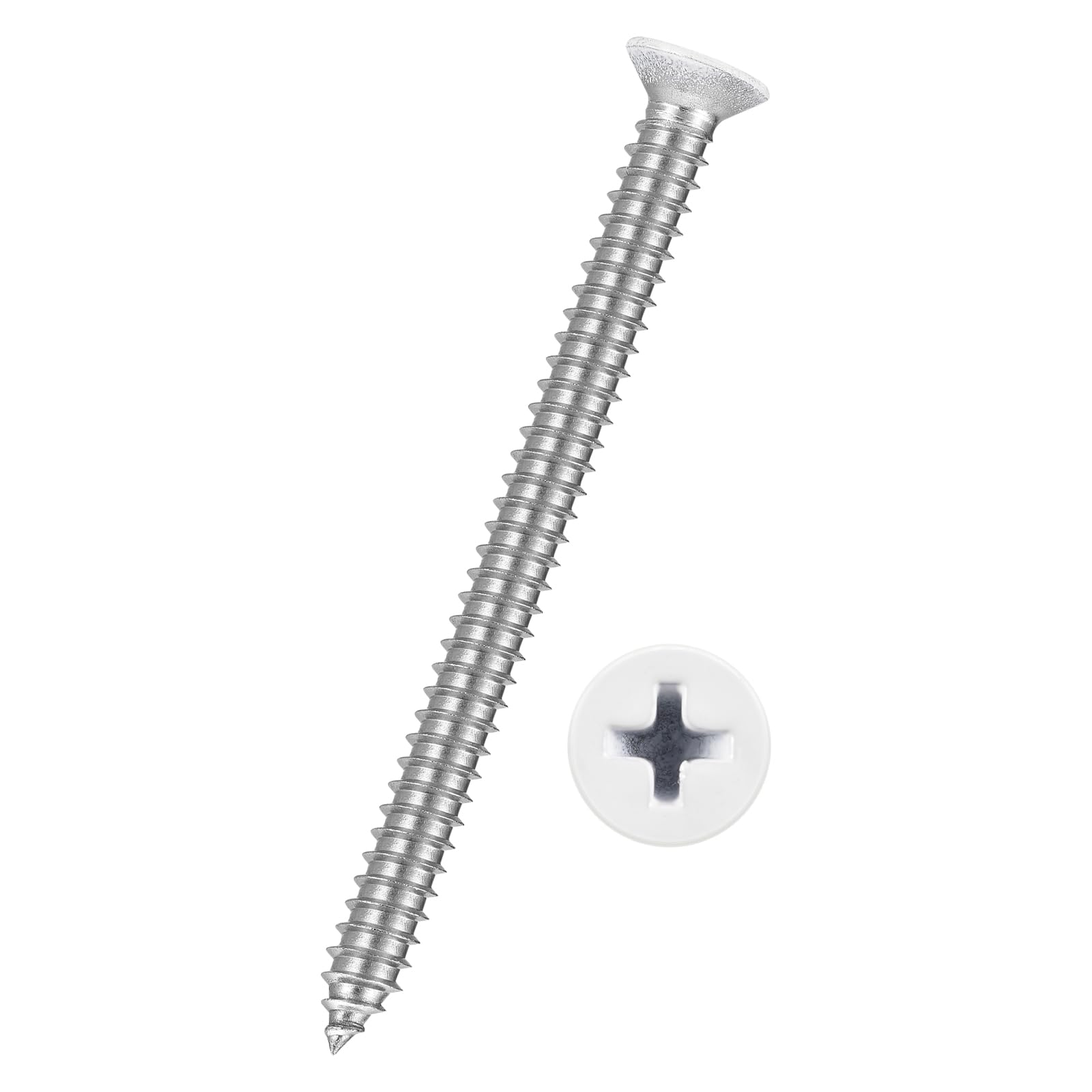 Kozelo 50pcs Phillips Flat Head Wood Screws
