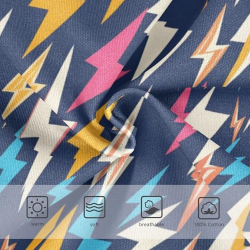 Wusikd Lightning Bolts Boys' Underwear Cotton Colorful Boys Briefs Soft Toddler Underwear 2T3