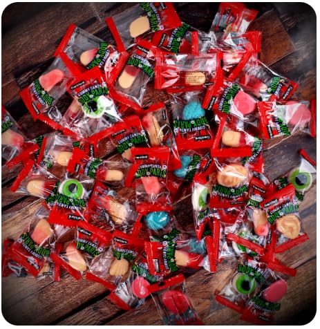 Cuenco de snack Calavera con dulces gomosos surtidos, 50 piezas miniatura 5