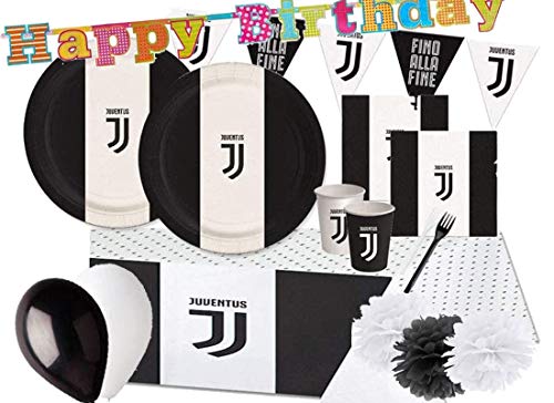 Irpot Kit 54 - F Fiesta de cumpleaños JUVE Blanco Negro