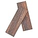 PandaHall 2 pz Bilance in Legno Esotico Bookmatched Coltello Bilance Bilance Manico Materiale Strumento Manico in Legno Piastra per Lame Cieche, 120x40x8mm/4.7x1.6x0.3