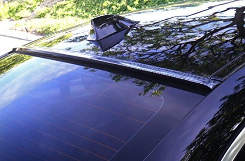 JR2 Painted Black Compatible with 2014 2015 2016 2017 2018 Toyota Corolla Rear ROOF Spoiler (Carbon Printed)
