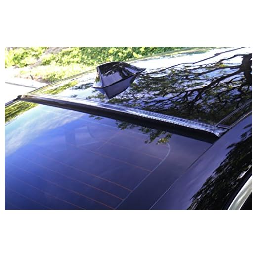 HIGUMA JR2 Carbon Look for 2015 2016 2017 2018 2019 2020 Dodge Charger Rear Window Roof Spoiler