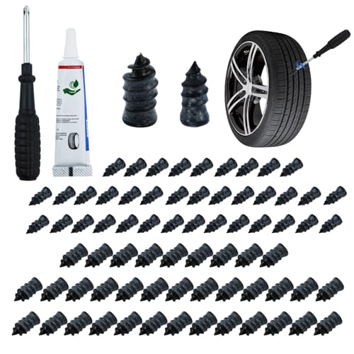 AACGIN 70 Pcs Tire Repair Rubber Nail, Tire Repair Nail