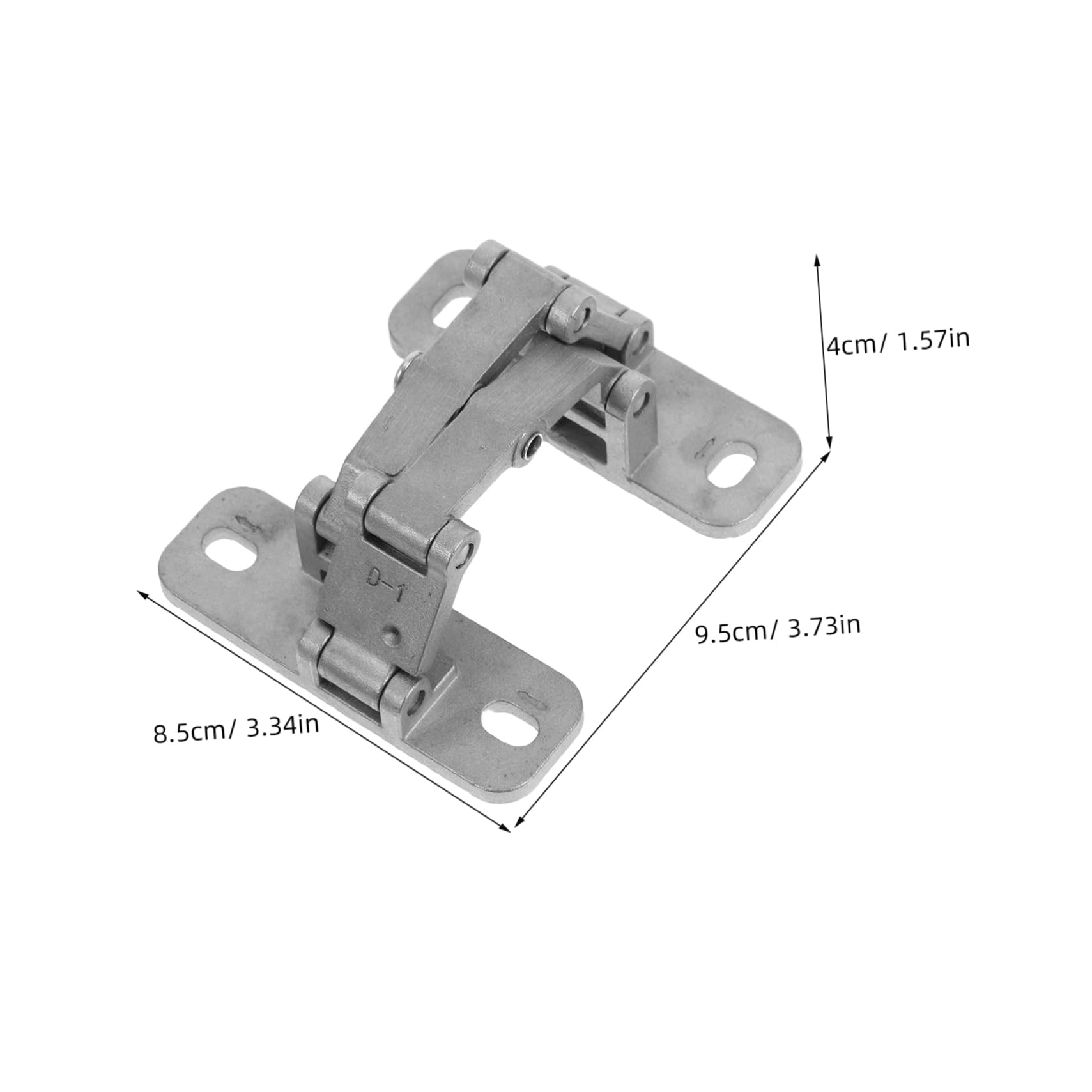 TEHAUX 4 Piezas Bisagras Invisibles Inoxidable de Alta Resistencia para Puertas y Equipos de Seguridad Instalación Simplificada y Diseño Elegante