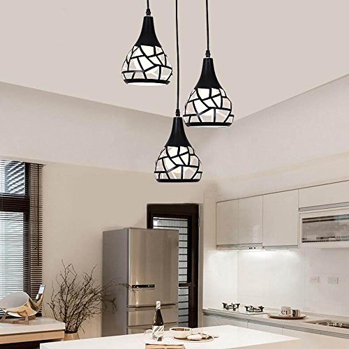 Suspension rétro rouille ajustable pour éclairer un plafond bas