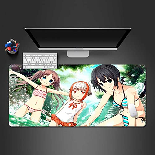 Tapis de souris gaming XXL texturé grand format motif animation forêt 3D