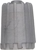 Vista 2 de Kit de servicio TPMS gris de 10 piezas, tapas de vástago de válvula de neumático con junta, tapa de neumático de plástico, repuesto gris