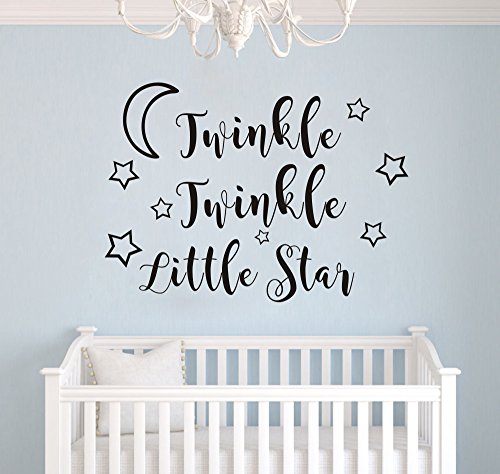 Vinilo decorativo estrella para pared 57x42 cm negro miniatura 2