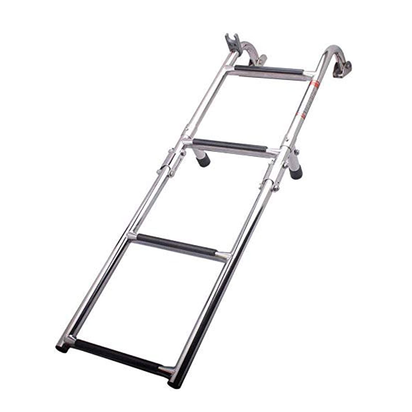 Échelle de quai pliante 4 marches avec garde-corps 440 LB max