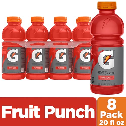 Image of Gatorade Thirst Quencher, Fruit Punch, 20 Fl Oz (Pack of 8)