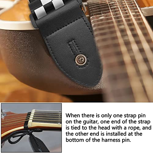 Sangle de guitare, sangle de guitare acoustique réglable en grille souple pour guitares basses, électriques et… - Les Beatles, Paul McCartney, John Lennon, RIngo Starr, George Harrison Sangle de guitare, sangle de guitare acoustique réglable en grille souple pour guitares basses, électriques et… – Image 4