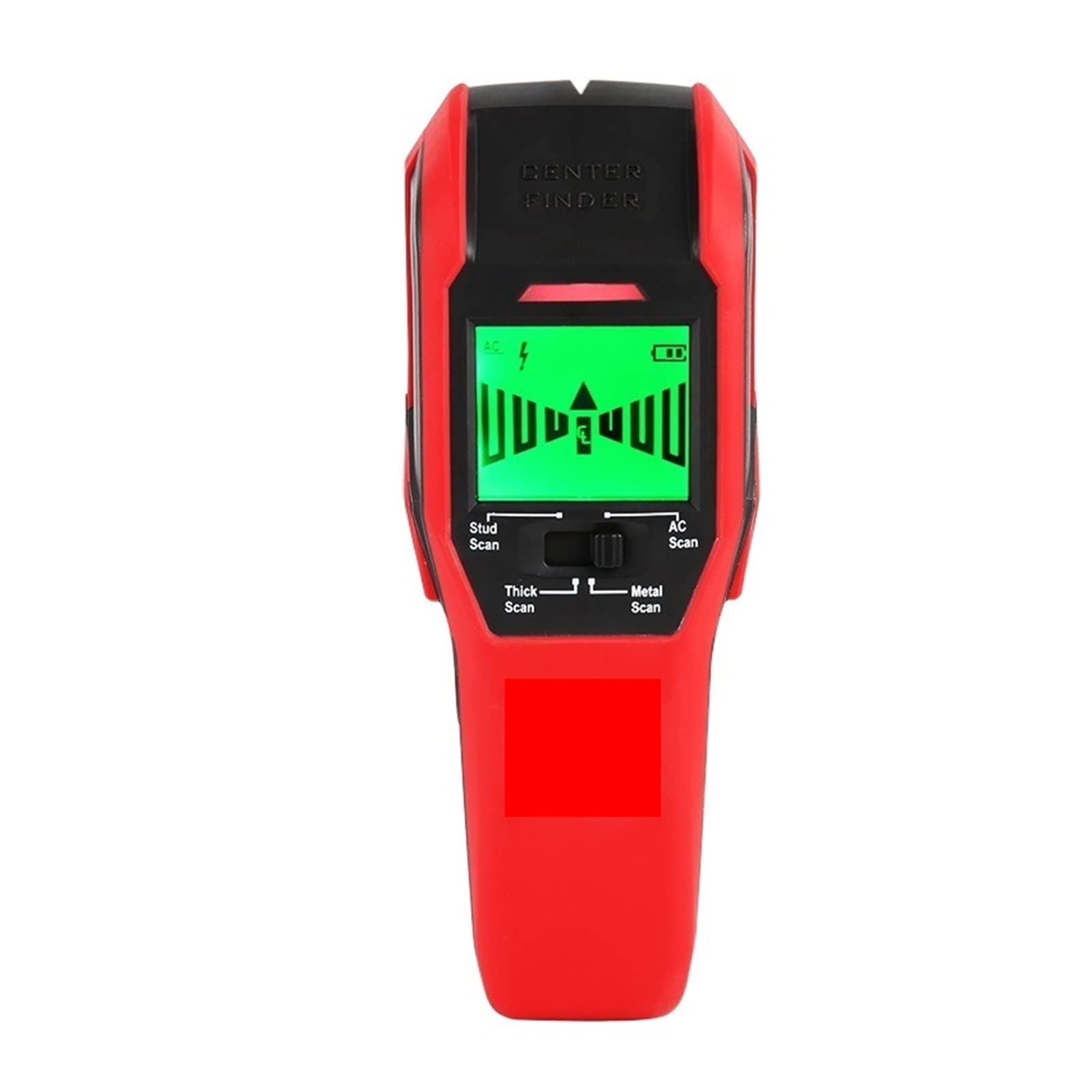 Detector de Montantes Detector de escáner Pared Buscador Pernos Metal no Ferroso Voltaje CA Cable Vivo Detección Madera Cobre con indicación zumbador