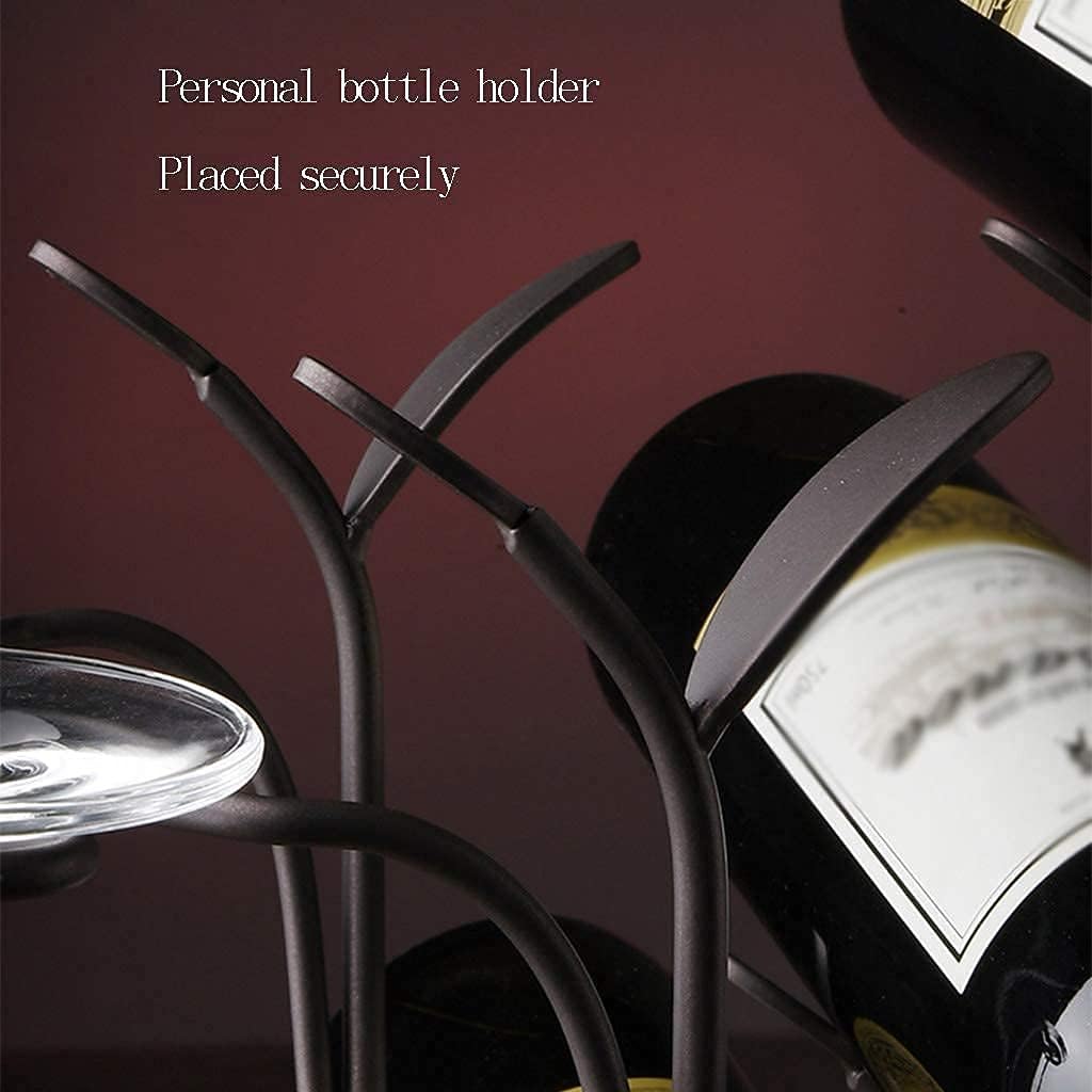 Wine Rack Storage Wine Rack, Freestanding 4/6/8 Bottle Wooden Wine Rack Antique Storage Box A