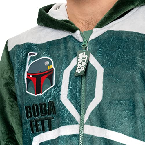 STAR WARS Mens Boba Fett Onesie Nightwear For Adults3