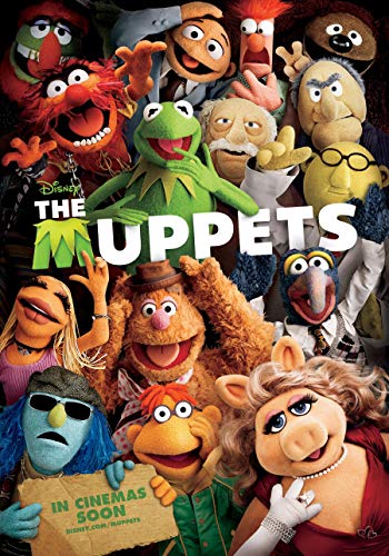 THE MUPPETS MOVIE POSTER 2 Sided ORIGINAL Version B 27x40 JASON SEGEL AMY ADAMS