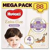 Huggies Extra Care - Braguitas absorbentes, gracias a las porosas almohadillas absorbentes, es el paño transpirable para el cuidado de la piel