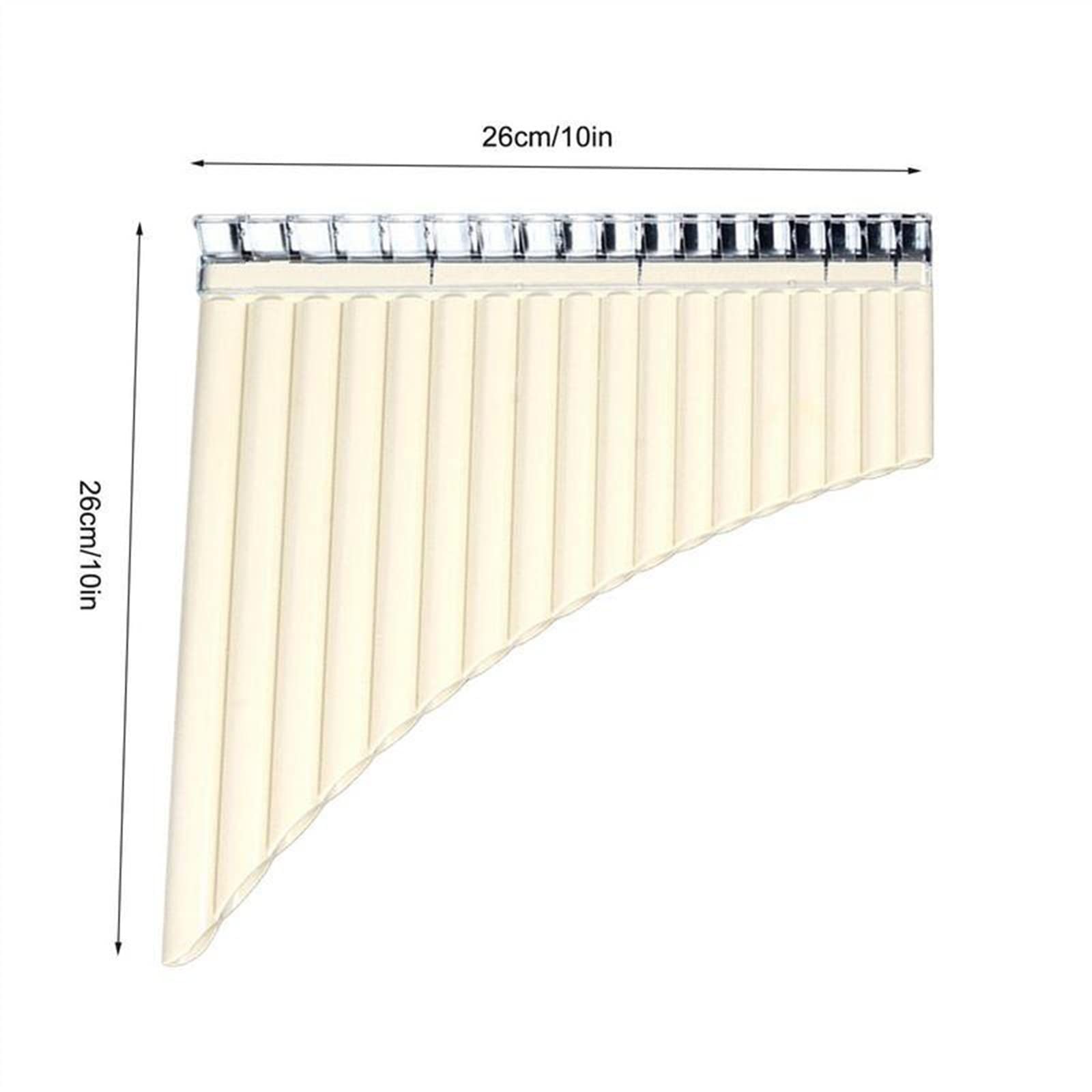 Zampoñas Flauta De Pan Clave C 18 Tubos Flauta De Pan Instrumento De Viento De Madera