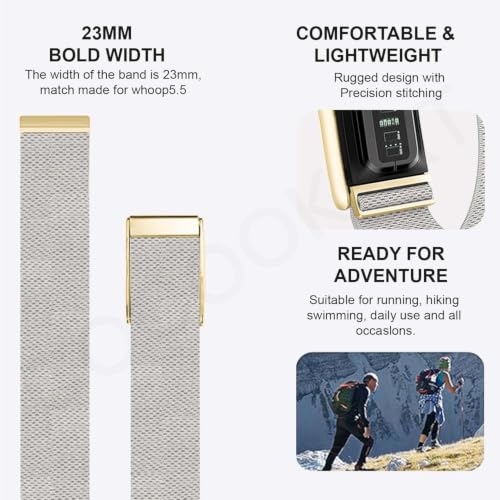 Image of Sport Breathable, Durable Strap Compatible with Whooop 5.0 One & Peak