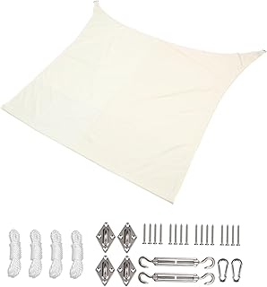 Yardenfun Sombra Vela Carport Dossel Rede Acessórios Ao Ar Livre Teepee 1 Conjunto Abrigo Solar Dossel Sombra Do Sol Praia Dossel Dossel Pátio Sombreamento Rede Sombra Do Jardim Malha