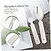 BESPORTBLE Travel Camping Cutlery Set 4pc Portable Outdoor Picnic Durable Easy to Clean
