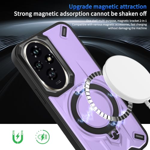 Coque Huawei Honor 200 5G protection hybride fine béquille aimant