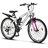 Licorne Bike Mountainbike-gids voor meisjes, jongens, dames en heren, Shimano schakeling met 21 versnellingen