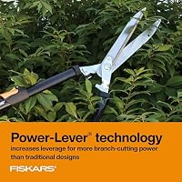 Fiskars 25"-33" Power-Lever Extendable Garden Hedge Shears, 10” Blades — image 2