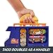 Hot Wheels Skate Taco Truck Play Case, Portable Fingerboard Skatepark Playset for Kids, 1 Exclusive Board, 1 Pair of Removable Skate Shoes & Storage
