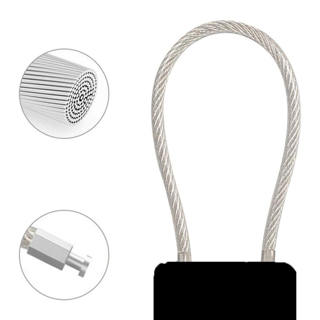 Lucchetto per impronte digitali Smart Gym Locker Locks Small Touch Biometrico Outdoor Impermeabile Thumbprint Lock con per zaino, cancello, dormitorio valigia, bagagli