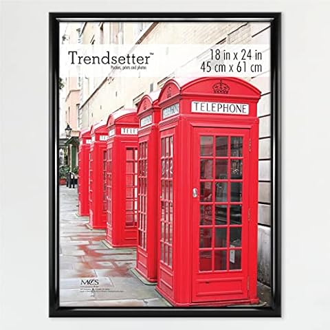 MCS Trendsetter Poster Frame, Black, 18 x 24 in Cover