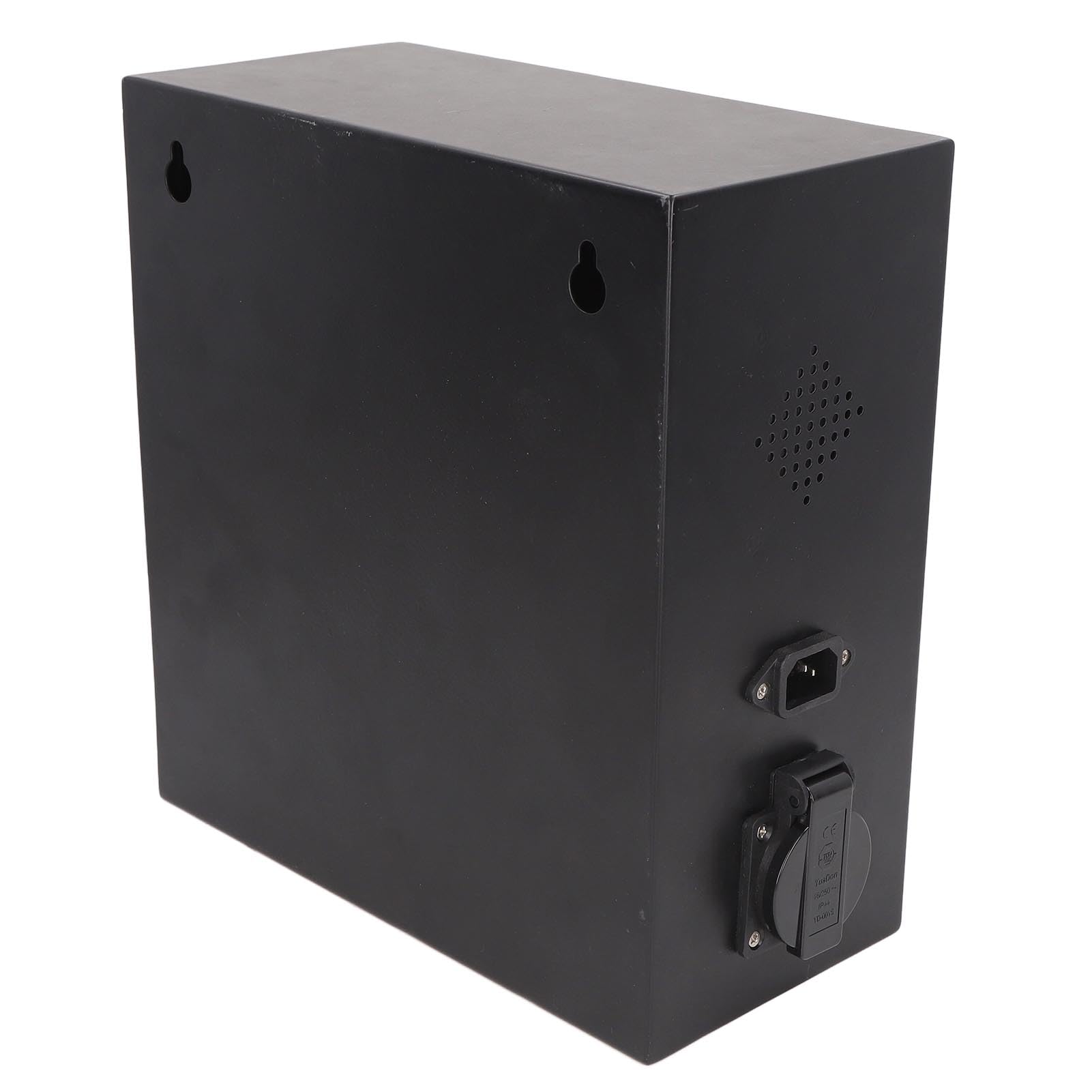 RiToEasysports Caja de Control del Temporizador de Monedas, Temporizador Programable Que Funciona con Monedas con Pantalla Digital y Bloqueo de Teclas, para Máquinas Expendedoras, Sillas de