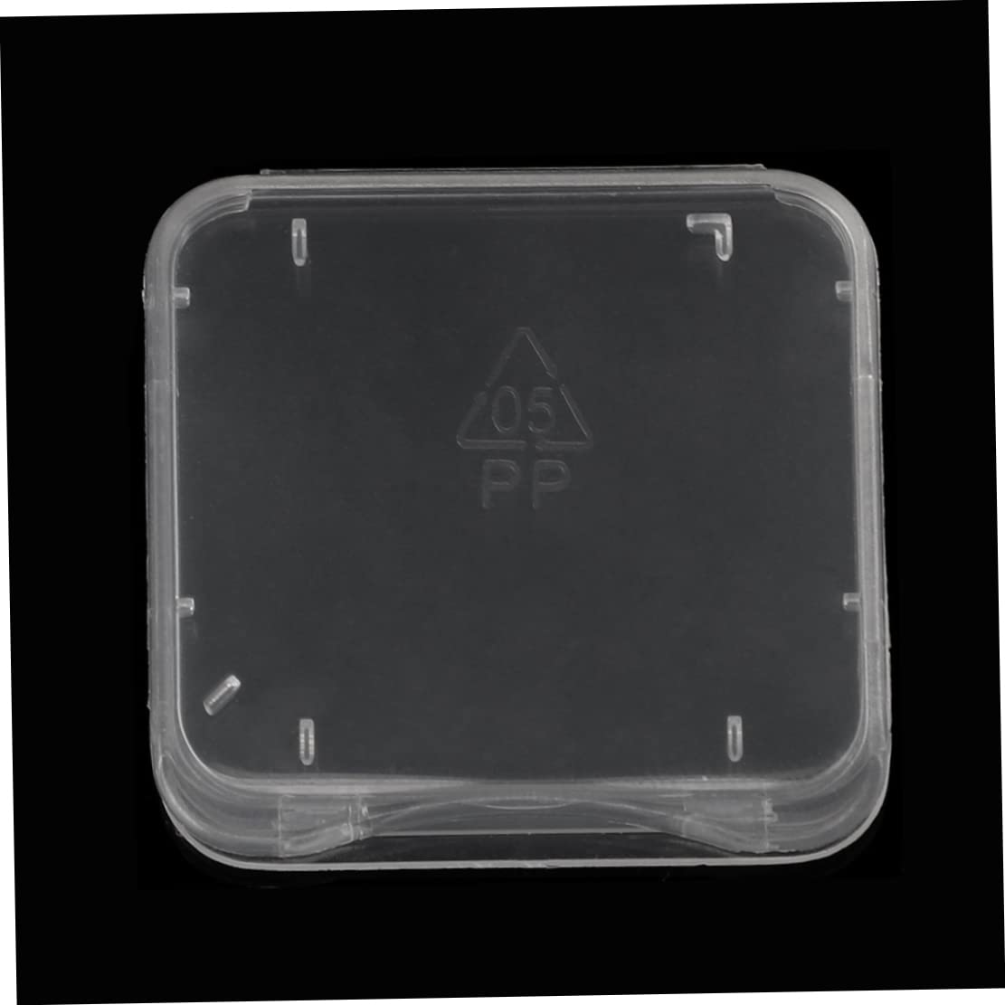 Case di schede di memoria da 10 pcs Case di archiviazione SD trasparente schede portatili a prova di polvere Coperchio di archiviazione in plastica trasparente o scheda