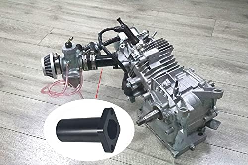 Miniatura 2 de Tubo de admisión negro para 212cc GX200 VM24 pwk24 Mini Bike Go Kart